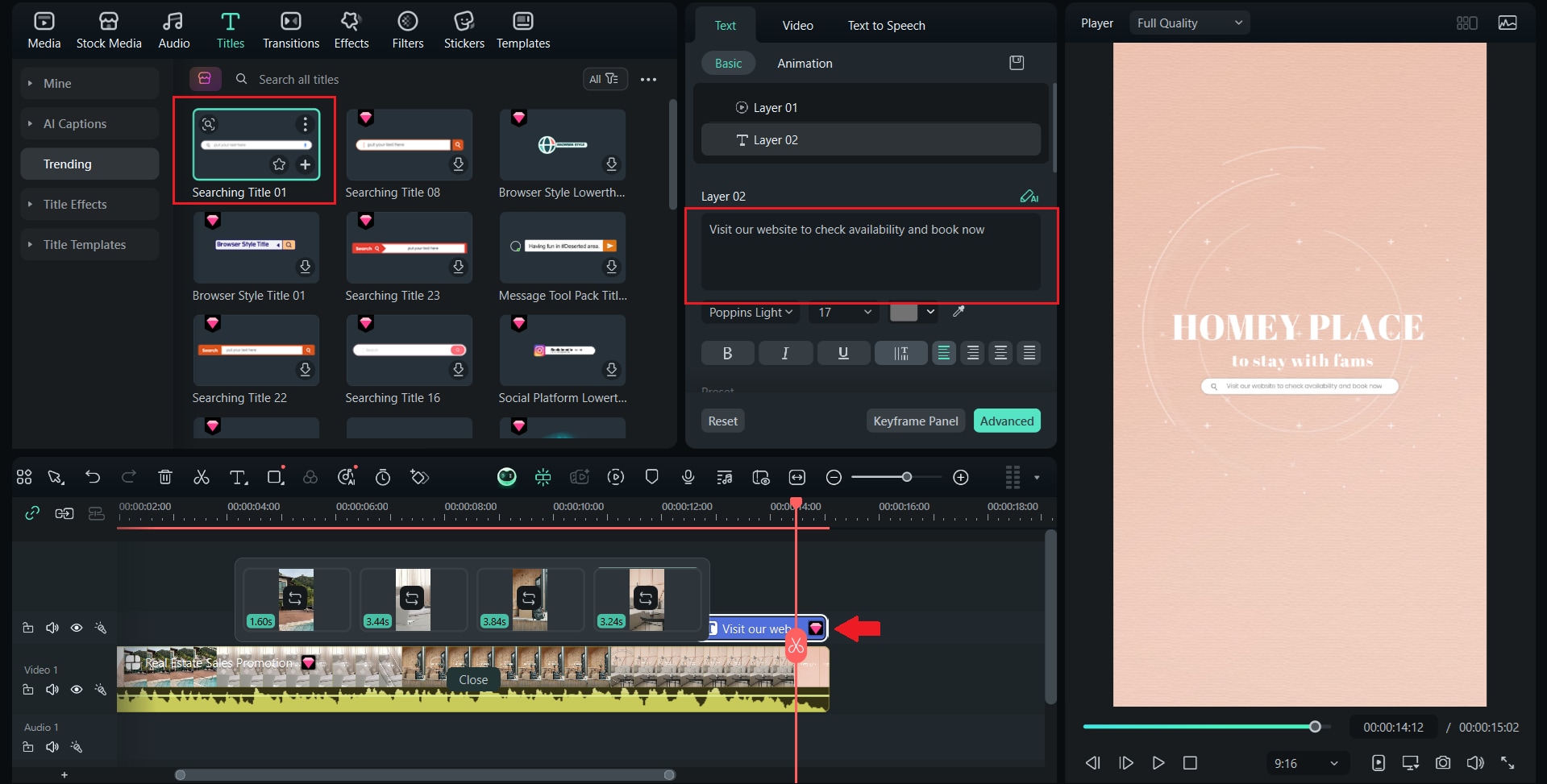 editor cutting fast-paced sizzle reel timeline