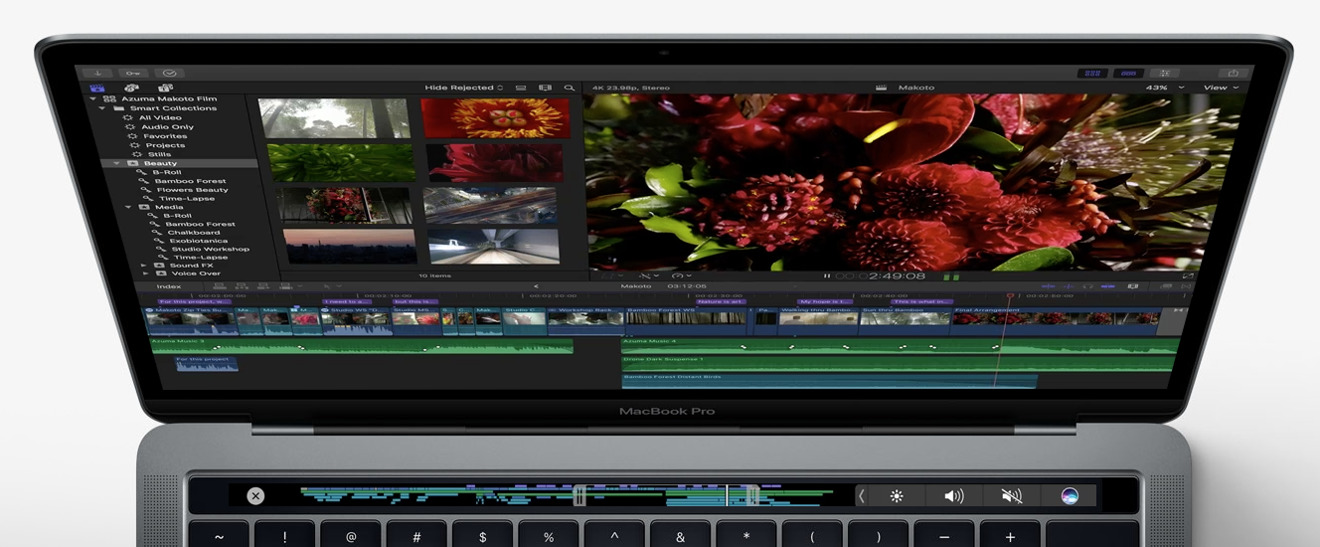 final cut pro magnetic timeline editing on macbook