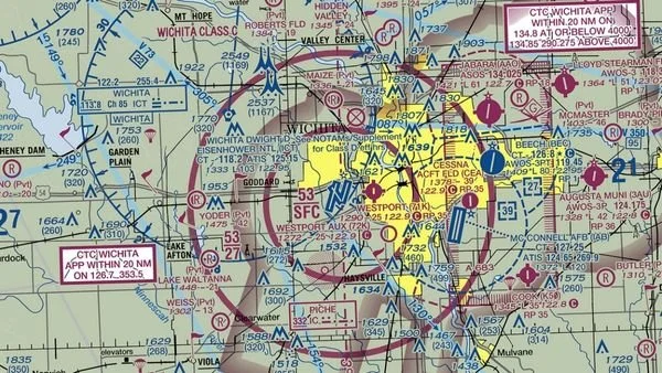studying aviation sectional chart for drone exam